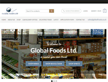 Tablet Screenshot of globalfoods.co.uk